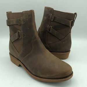 Teva Ellery Ankle Pecan Waterproof Leather Boot